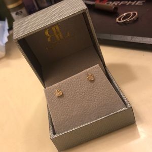 Bony Levy diamond heart earrings!